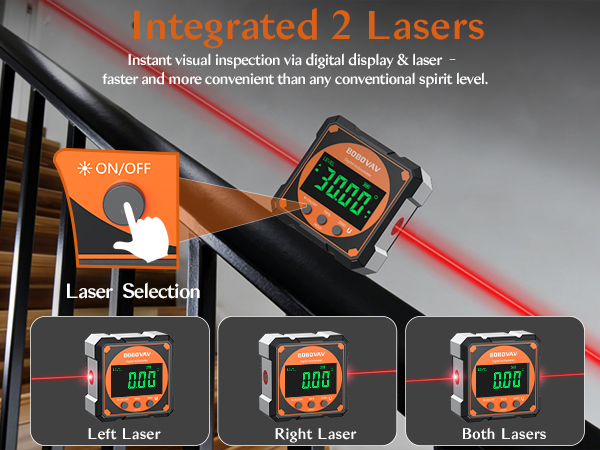 Dual laser selection