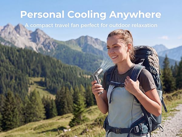 mini handheld fan rechargeable compact design for purse pocket makeup and everyday summer cooling