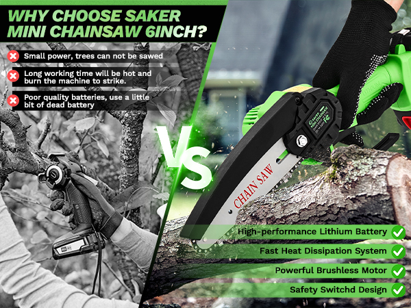saker mini chainsaw