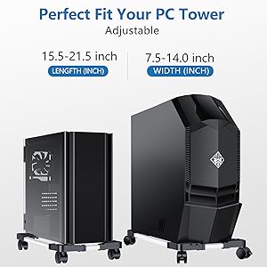 computer tower stand
