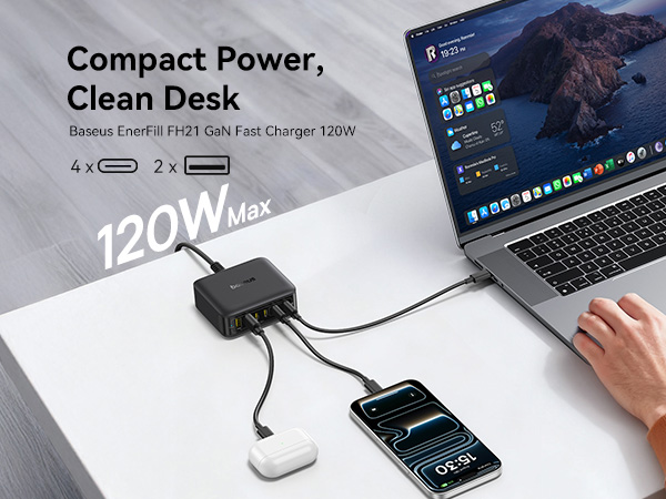 Enerfill 120W Desktop Charger