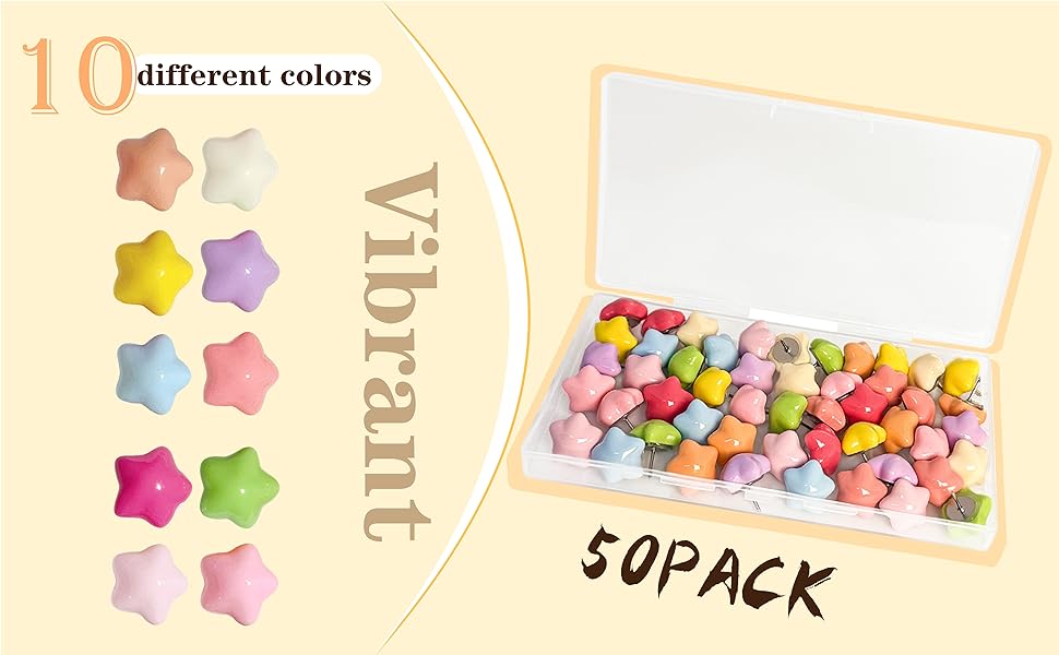 The star pin is packed in a transparent box