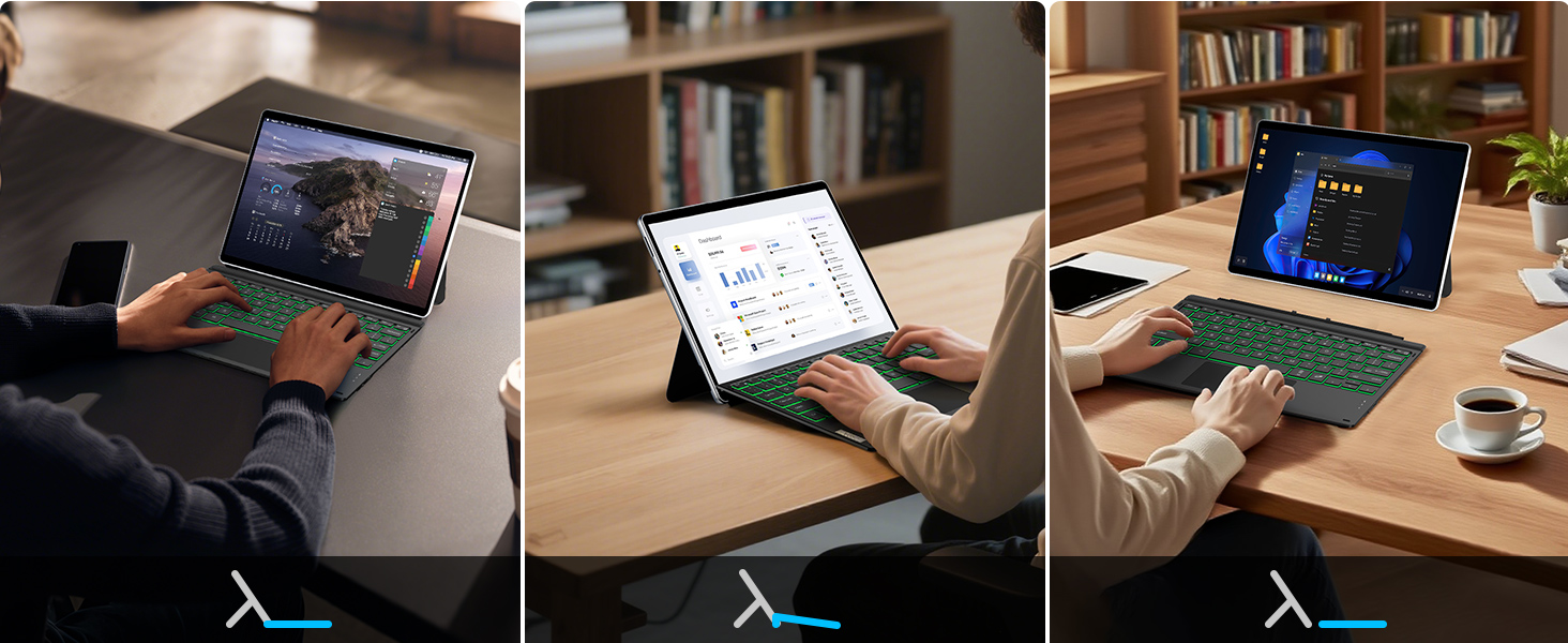 surface pro keyboard for 7+/7/6/5/4/3 Microsoft surface pro keyboard type cover wireless bluetooth