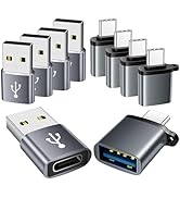 AiNEERich USB to USB C Adapter 10 Pack,USBC to USB Adapter,USB-A to USB-C Adaptor,TypeC USBA Male...