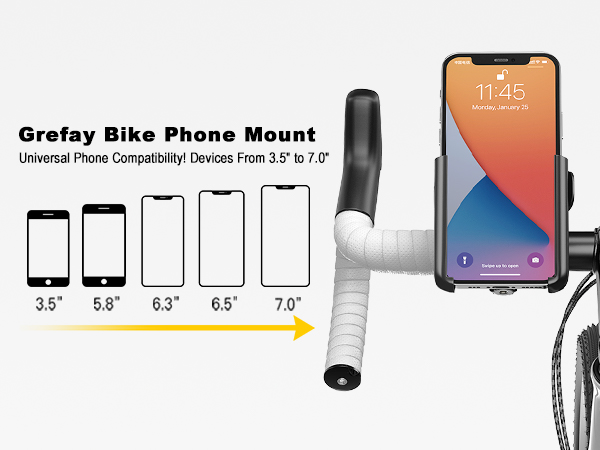 PB05AD Grefay Bike Phone Mount
