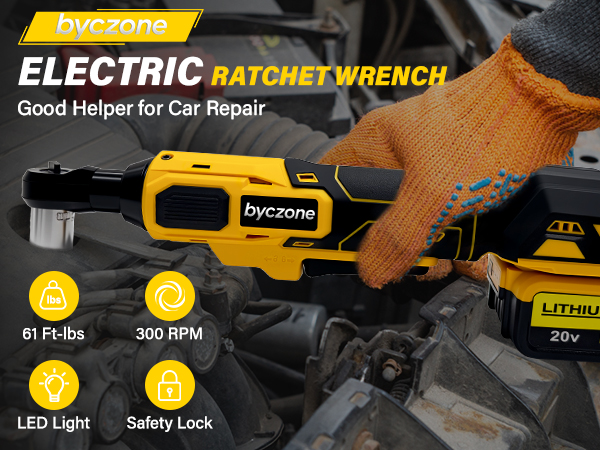 Cordless Electric Ratchet Wrench Kit