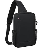 CAAORDKSO Messenger Bag Sling Bag Crossbody Shoulder Bag for Men Women Teen Travel Daily Work Sat...