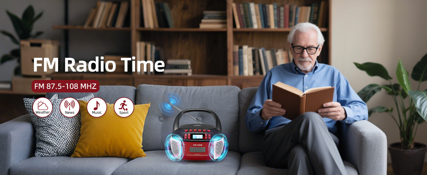 CD and Cassette Player