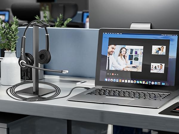 computer headset for wok