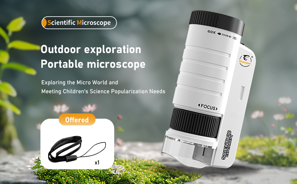 pocket microscope for outdoor exploration