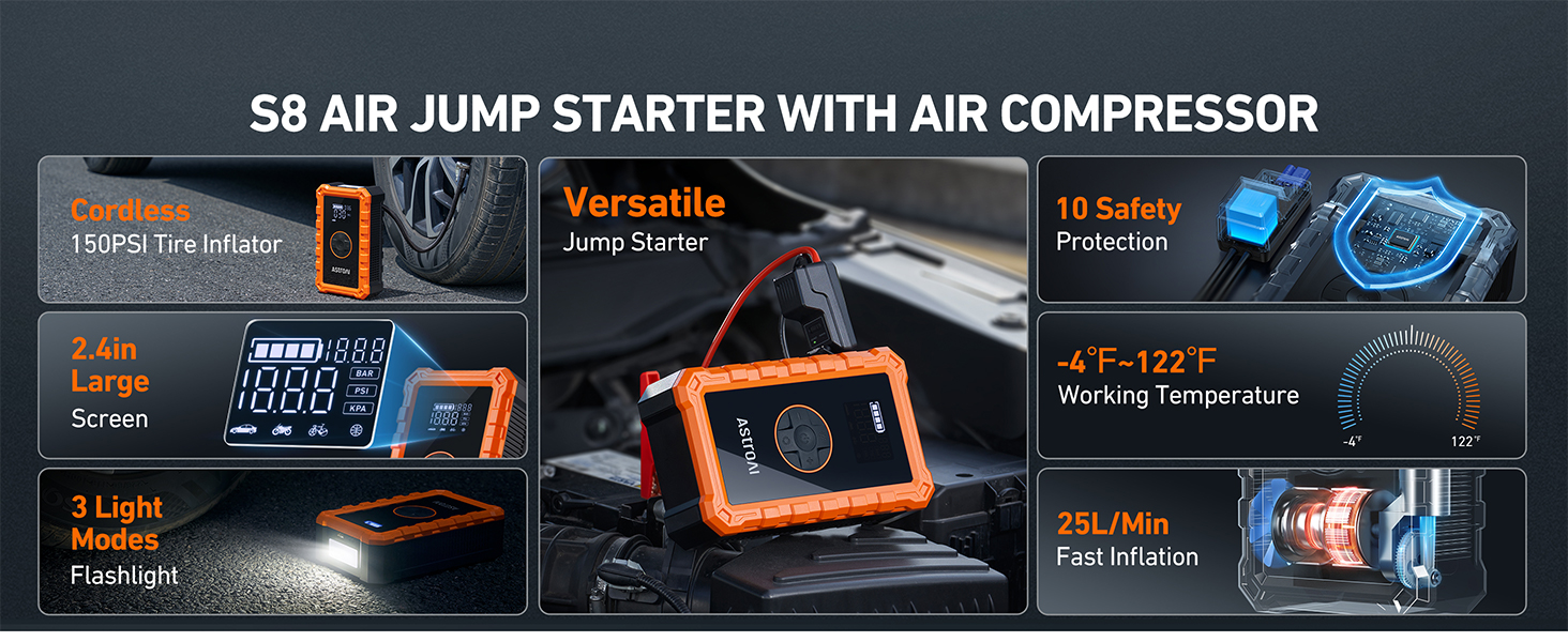 S8 Air Jump Starter