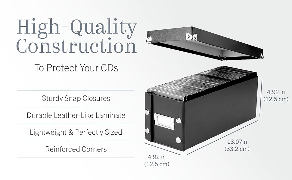 High-Quality Construction To Protect Your CDs
