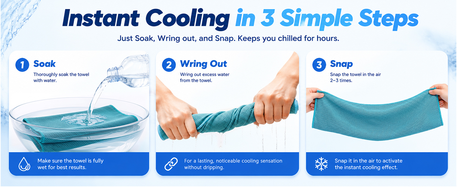 cooling neck towel
