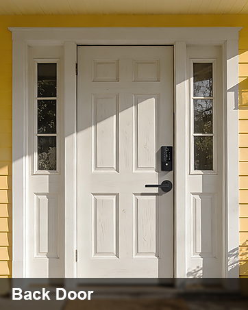back door lock