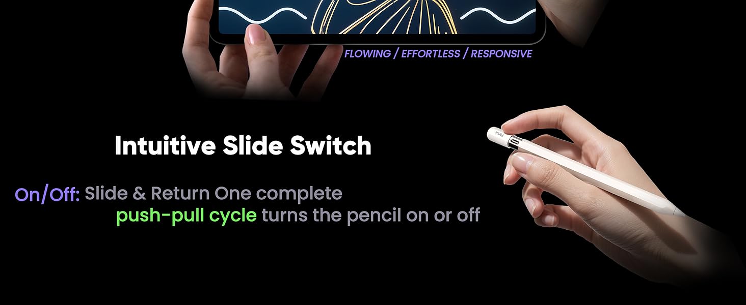 Intuitive Slide Switch • On/Off