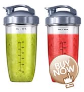 2-pack Replacement Parts Upgrade 32oz Cups with Flip-Top To-Go-Lid and Rubber Gaskets Compatible ...