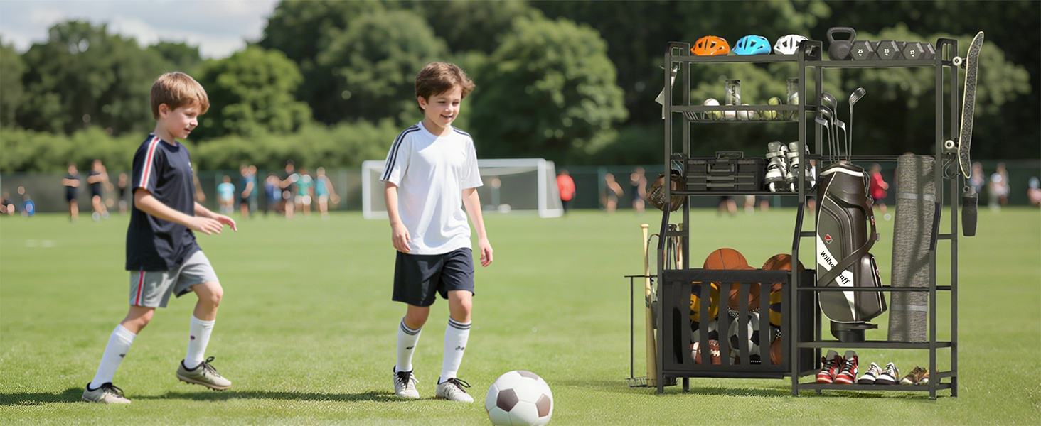 sport equipment storage