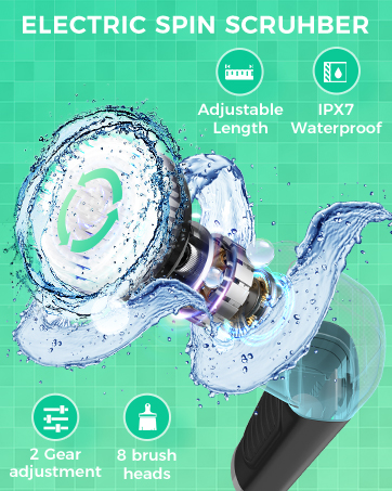Electric Spin Scrubber Brush