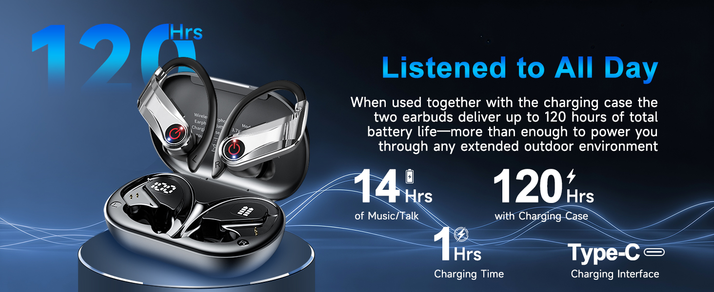 bluetooth wireless headphones with screen