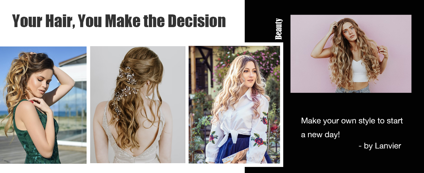 different hair style