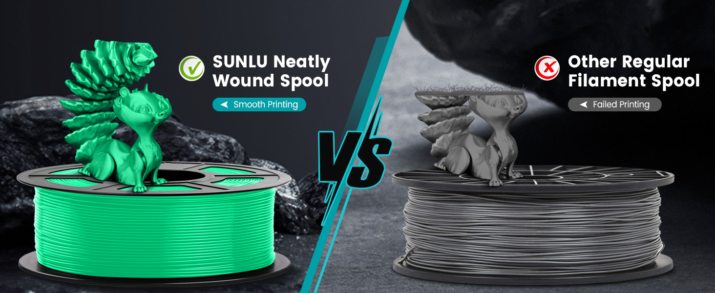 sunlu pla filament 3d printer filamentsunlu 3d printer filament pla filament 1.75 mm pla 1.75