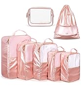 Packing Cubes, LIGHT FLIGHT 7 Set Packing Cubes for Carry on Suitcase, Lightweight Travel Organiz...
