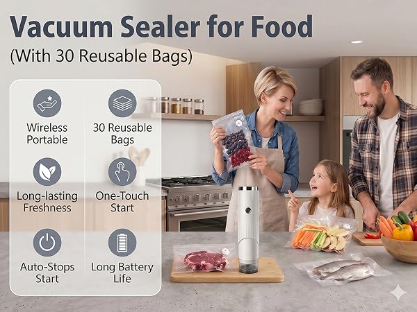 Handheld Vacuum Sealer for Food
