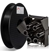 RepRapper PA12-CF 3D Printing Filament, Nylon Filament 1.75mm, 500g Nylon Carbon Fiber Filament, ...