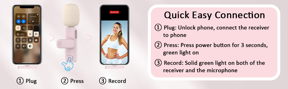 Wireless Mic Pink