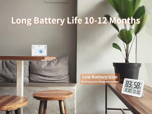 Long Battery Life 10-12 Month
