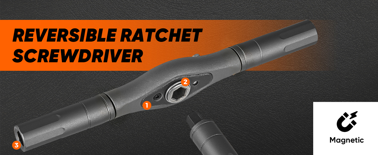 T Handle Ratchet Screwdriver