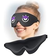 EVA BELLE Sleep Mask Women Men, Comfy Blackout Eye Mask for Deep Sleep, 3D Memory Foam Sleeping M...
