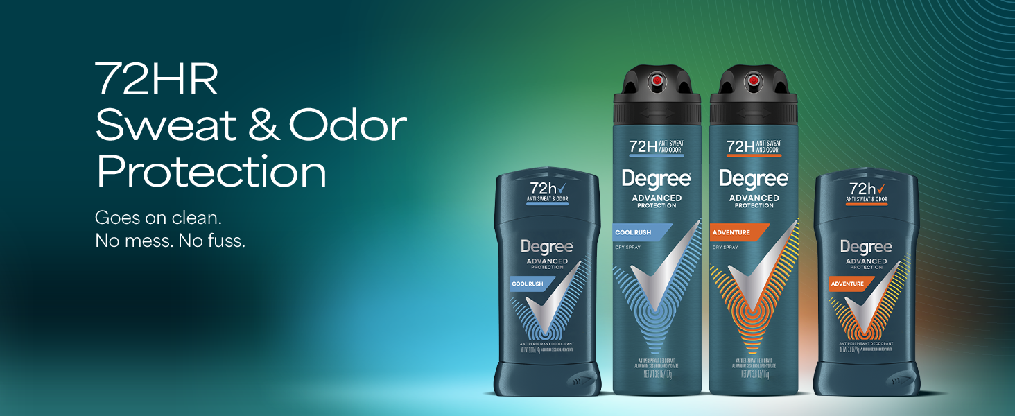 Degree advanced protection 72 hour antiperspirant