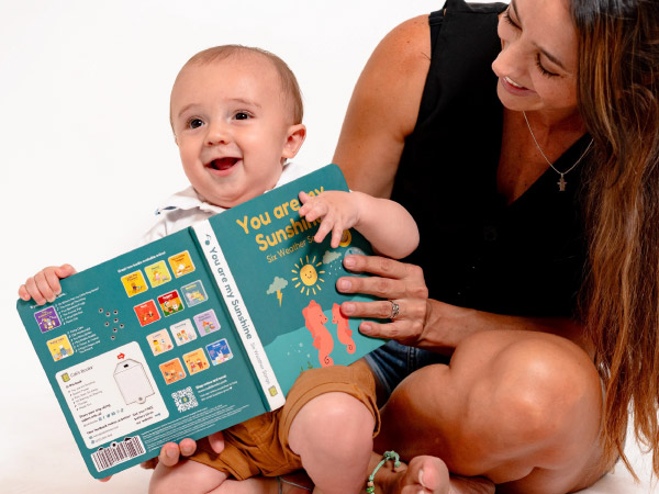 You Are my sunshine usb rechargeable musical music book baby toddlers 1-3 christmas gifts kids