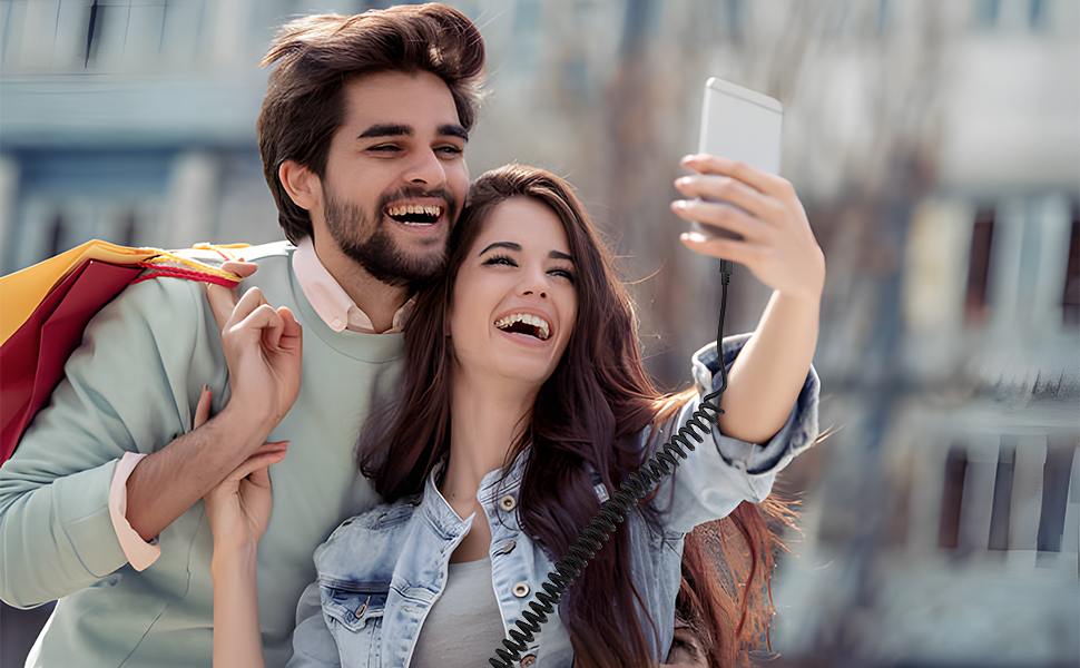 coiled usb c to usb c cable