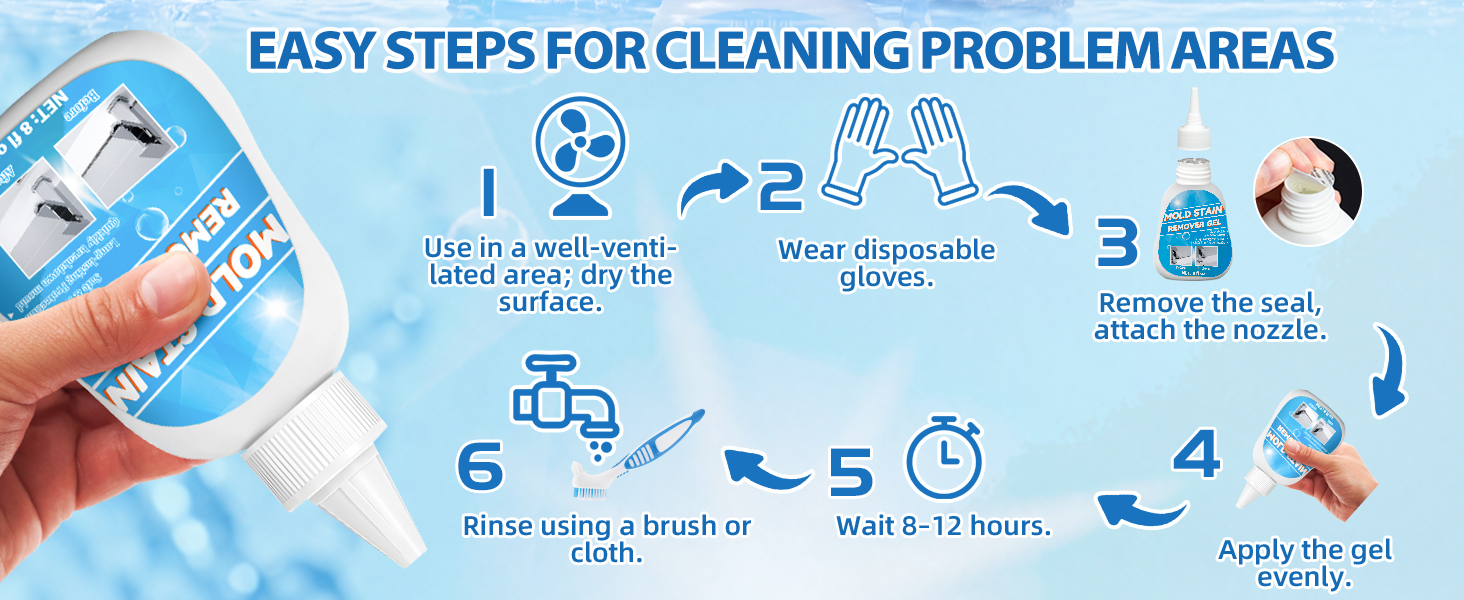 stain remover gel for shower