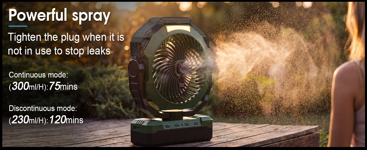 misting fan