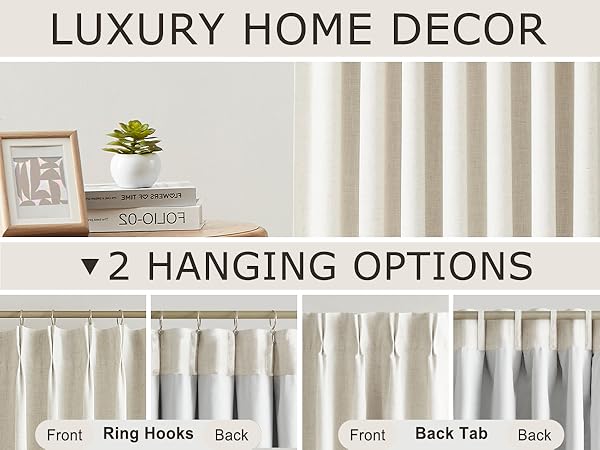 curtains with hooks