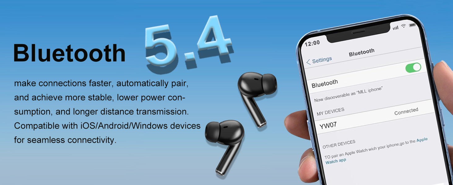 touch screen earbuds wireless bluetooth