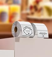 Transparent Round Thermal Label