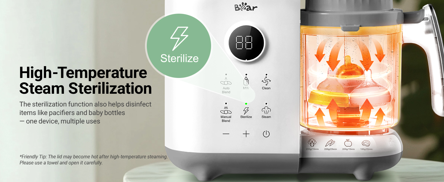 baby food maker steamer and blender