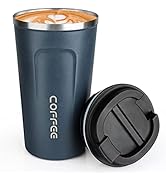 MOMSIV 17oz Travel Mug, Insulated Coffee Cup with Leakproof Lid, Vacuum Stainless Steel Double Wa...