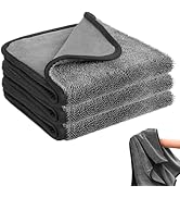 Shiny Bath Wipes Shower Cleaning Cloths, 3pcs Shiny Bath Drying Towel, Super Absorbent Microfiber...