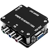 Mcbazel YPBPR to RGBS(SCART)/ VGA Component Converter for Retro Game Console/ Set-top Box/ DVD