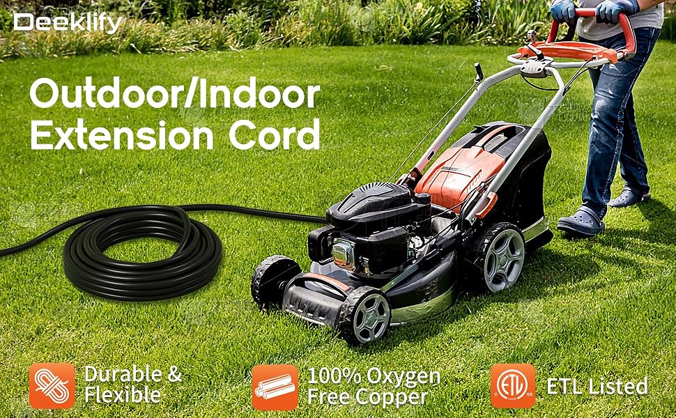 extension cord black