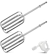 HASANBAR Hand Mixer Attachments, Hand Mixer Beaters Compatible with Hamilton Beach Hand Mixers 62...