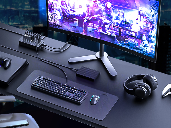 SENTANK Powered USB Hub