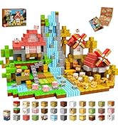150 PCS Magnetic Blocks - Farm Animals Magnetic Building Blocks Cubes &amp; Magnet Toys, Stacking Mag...