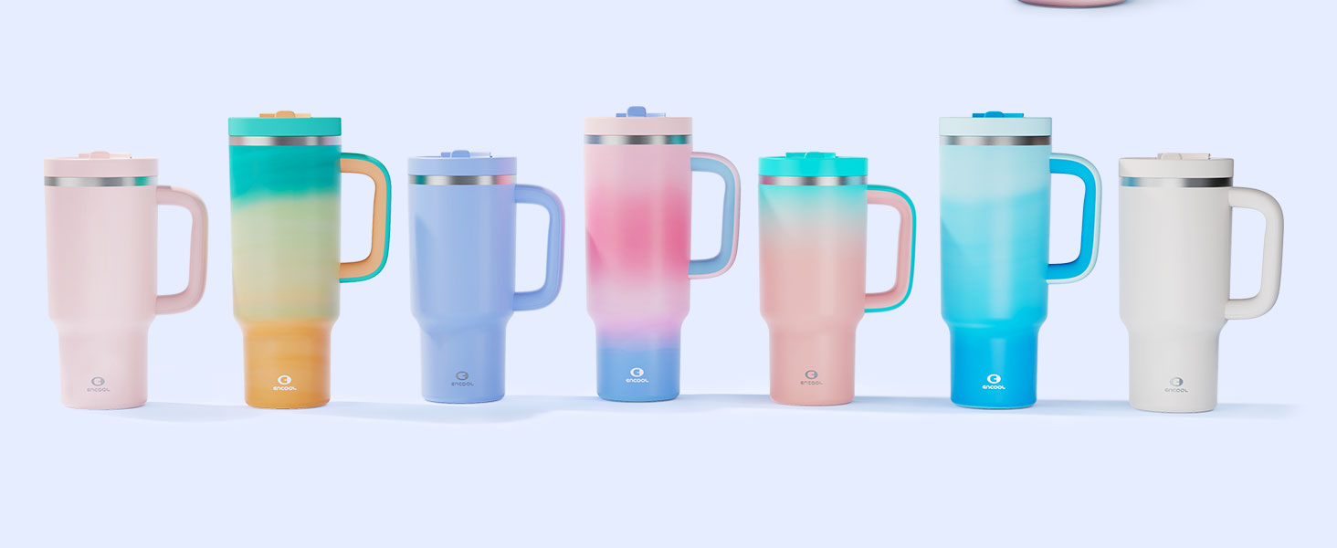 stainless steel tumbler with straw