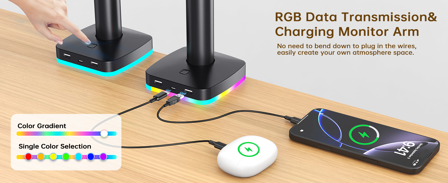 Single RGB Monitor Stand